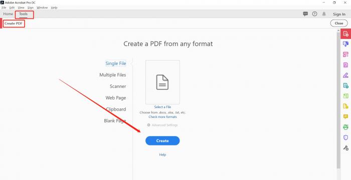 how to convert png to pdf on windows 10_adobe_step1